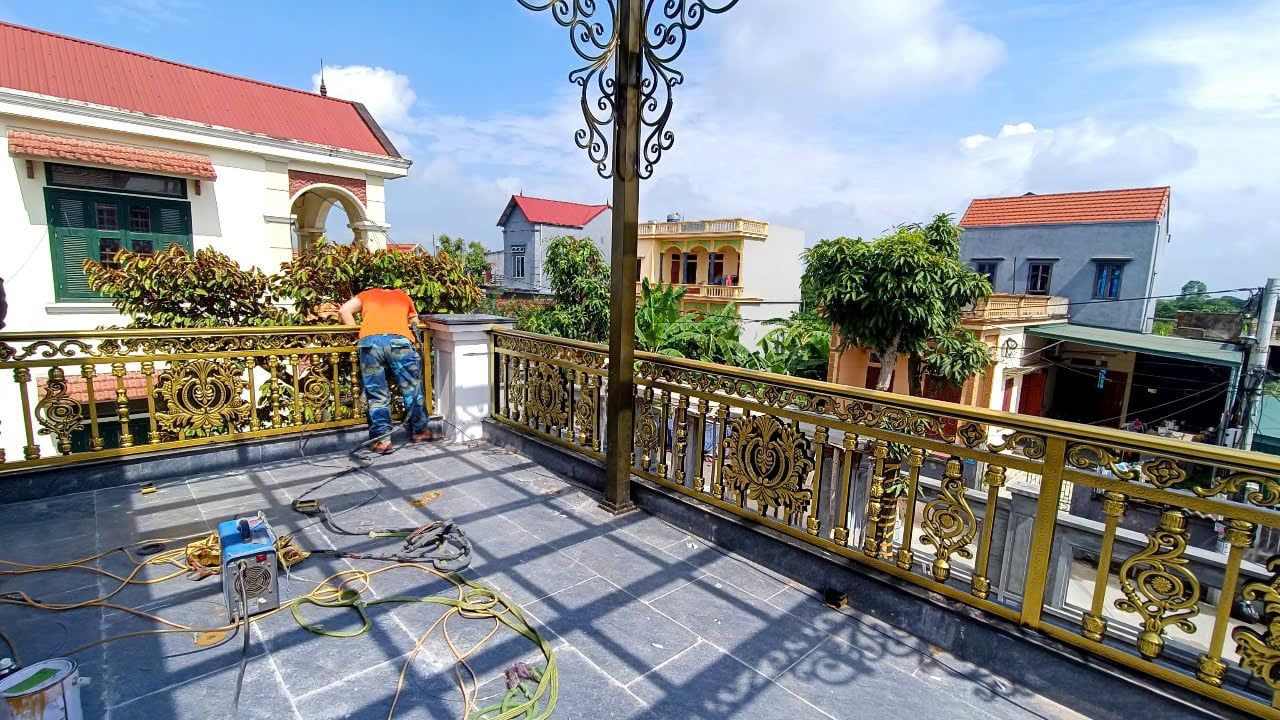  Lan Can Inox Sơn Nung 