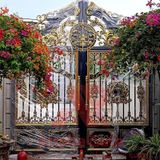  Cổng Inox Sơn Nung 