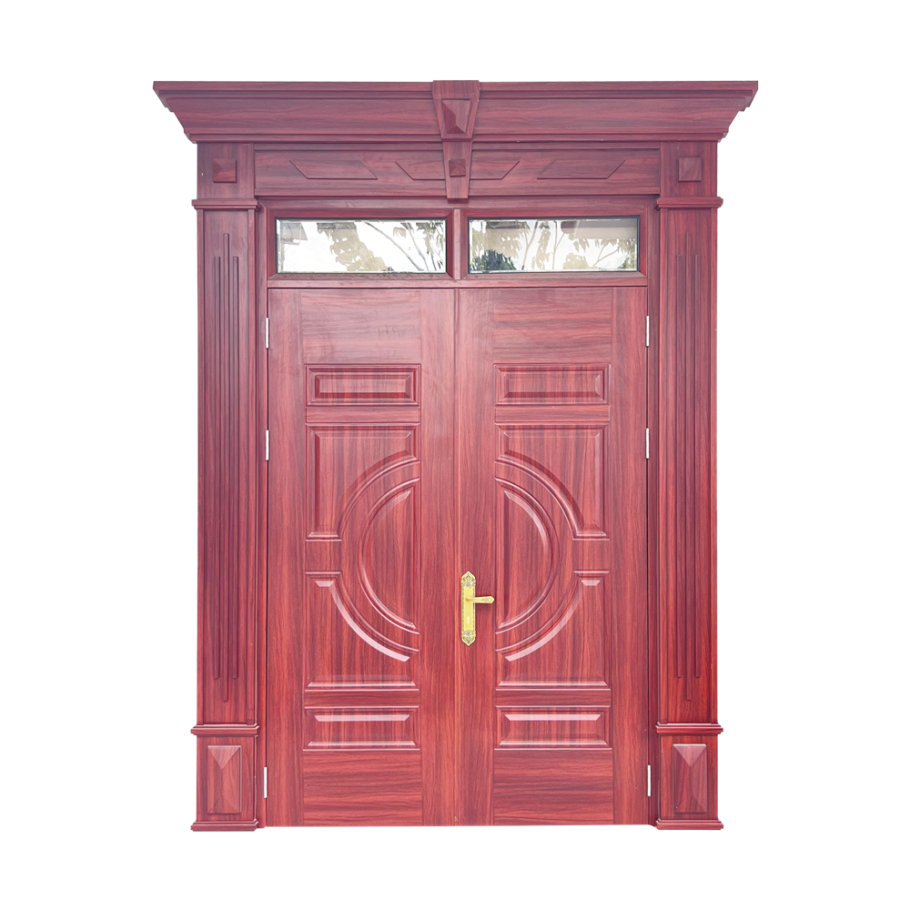  Cửa thép vân gỗ 2 cánh A22-K.H2 