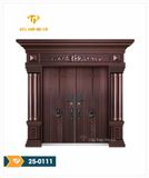  Báo cửa thép vân gỗ 25-0111 