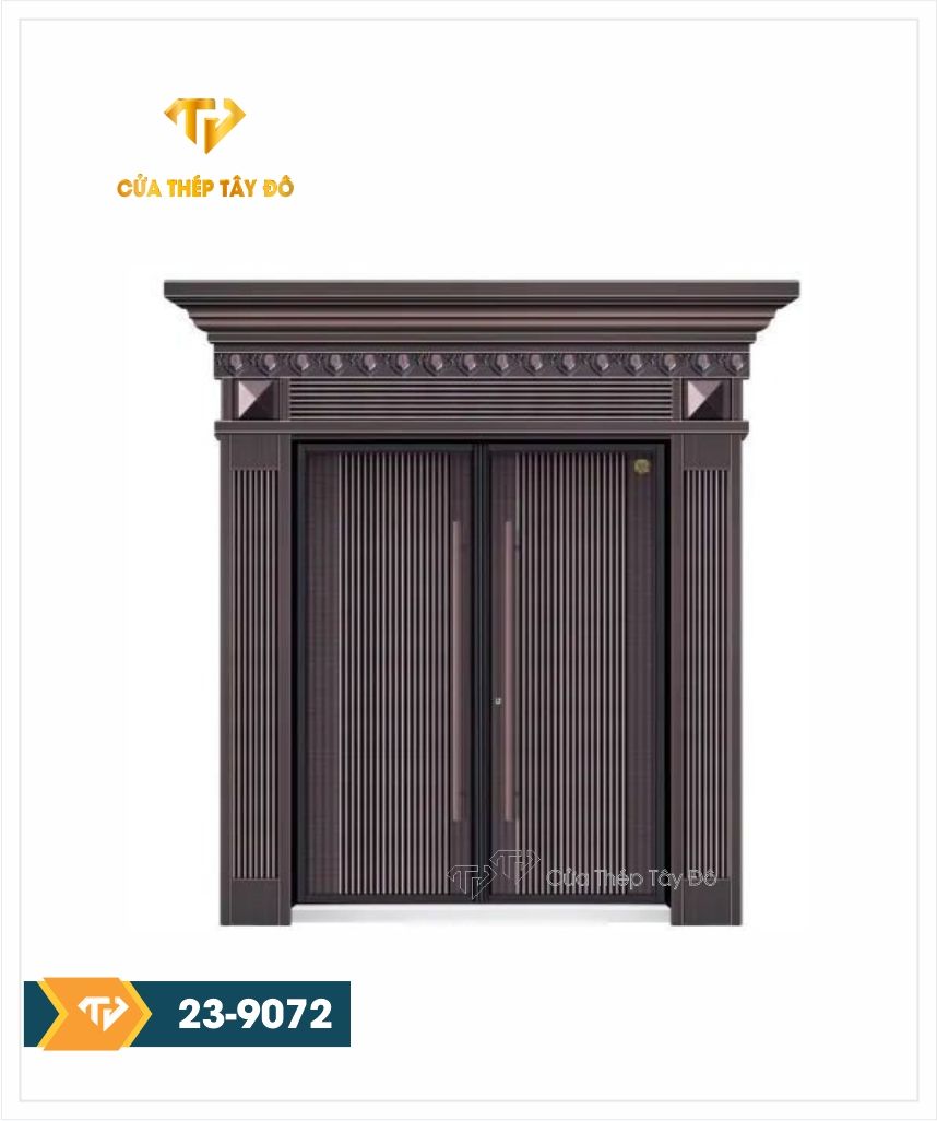  Cửa thép 2 cánh đẹp 23-90 