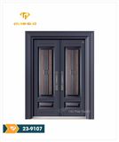  Cửa thép 2 cánh đẹp 23-9107 