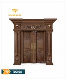  Các mẫu cửa thép đẹp TD2-06 