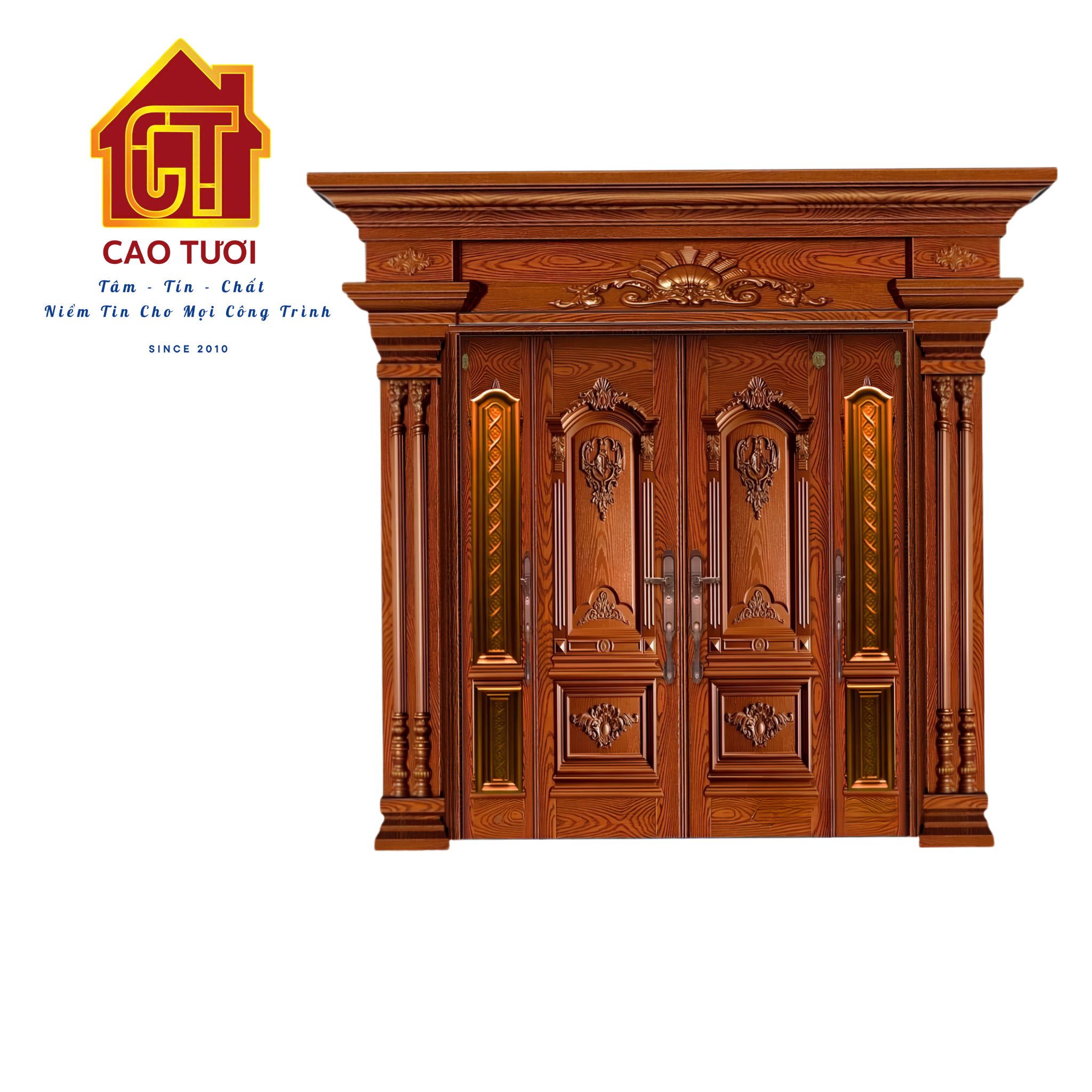  Mẫu cửa 4 cánh “QUÝ TỘC” 