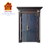  Mẫu cửa 2 cánh lệch 6055 