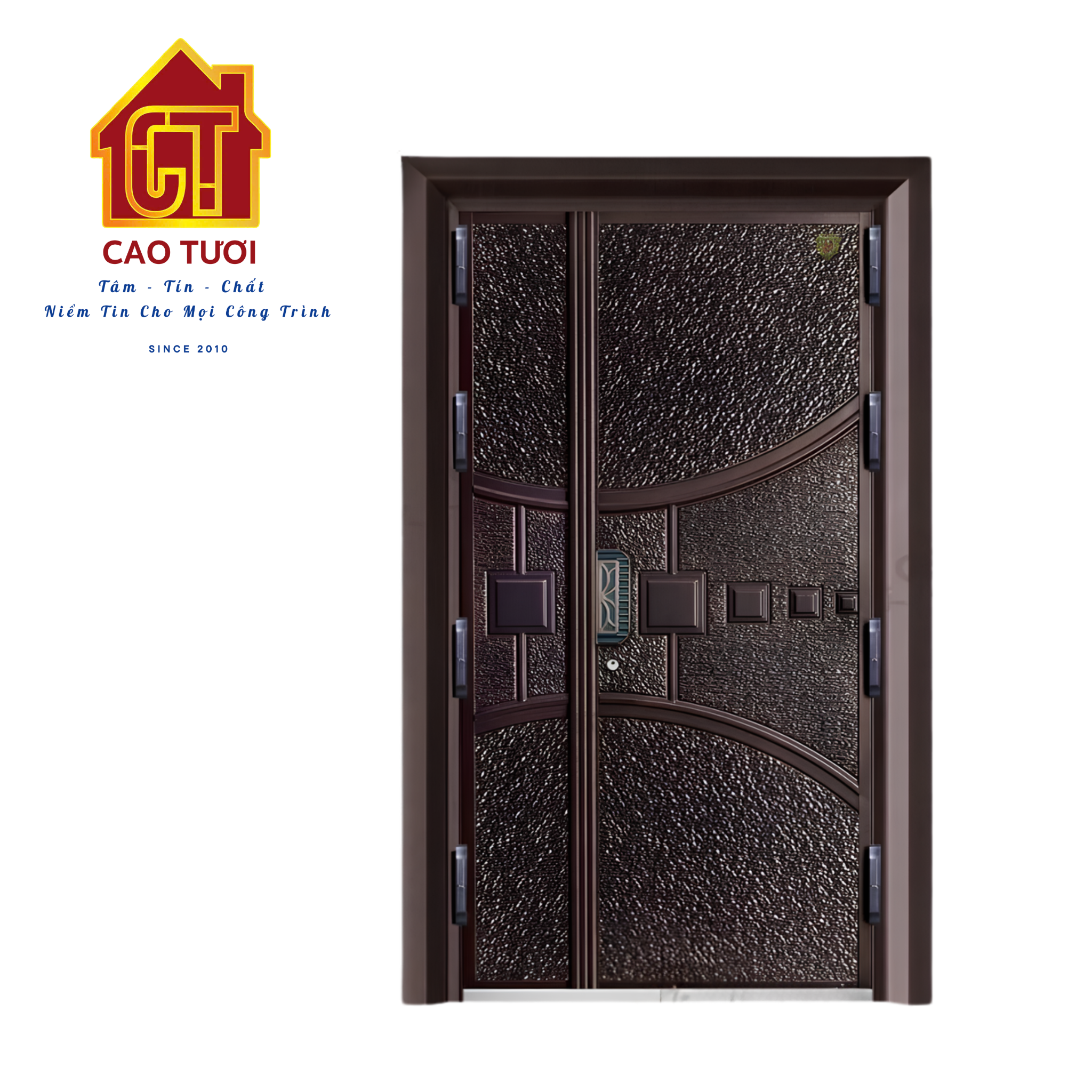  Mẫu Cửa 2 Cánh Lệch 6042 