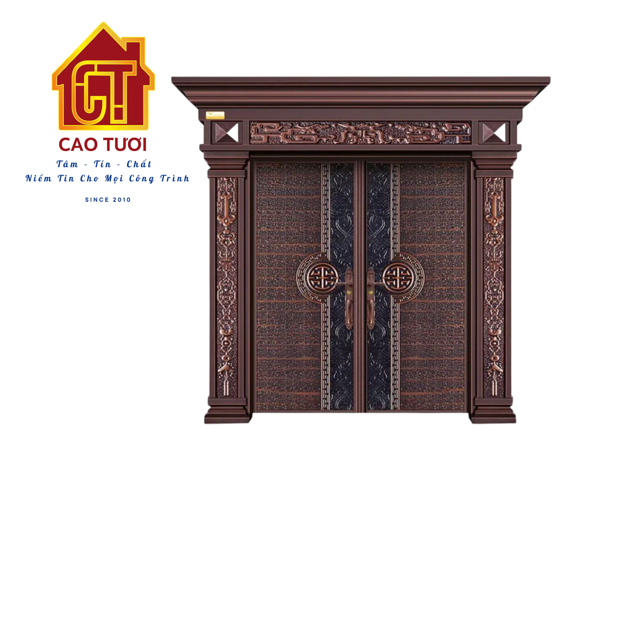  Cửa thép biệt thự TD2-09 