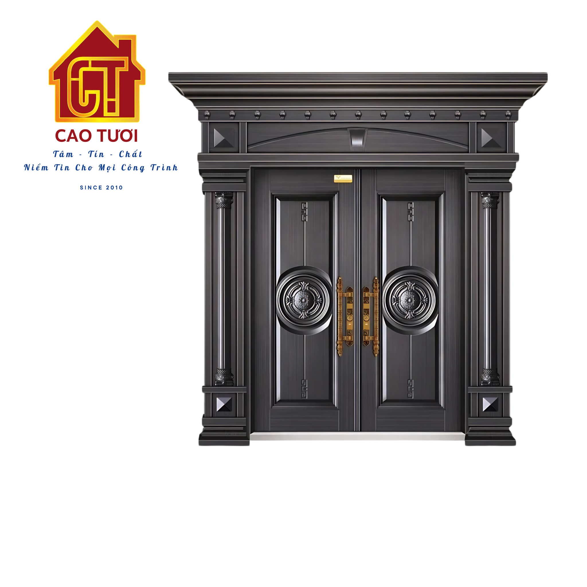  Cửa thép biệt thự TD2-08 
