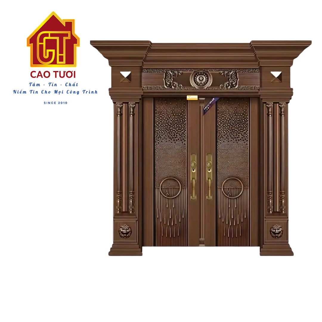  Cửa thép biệt thự TD2-06 