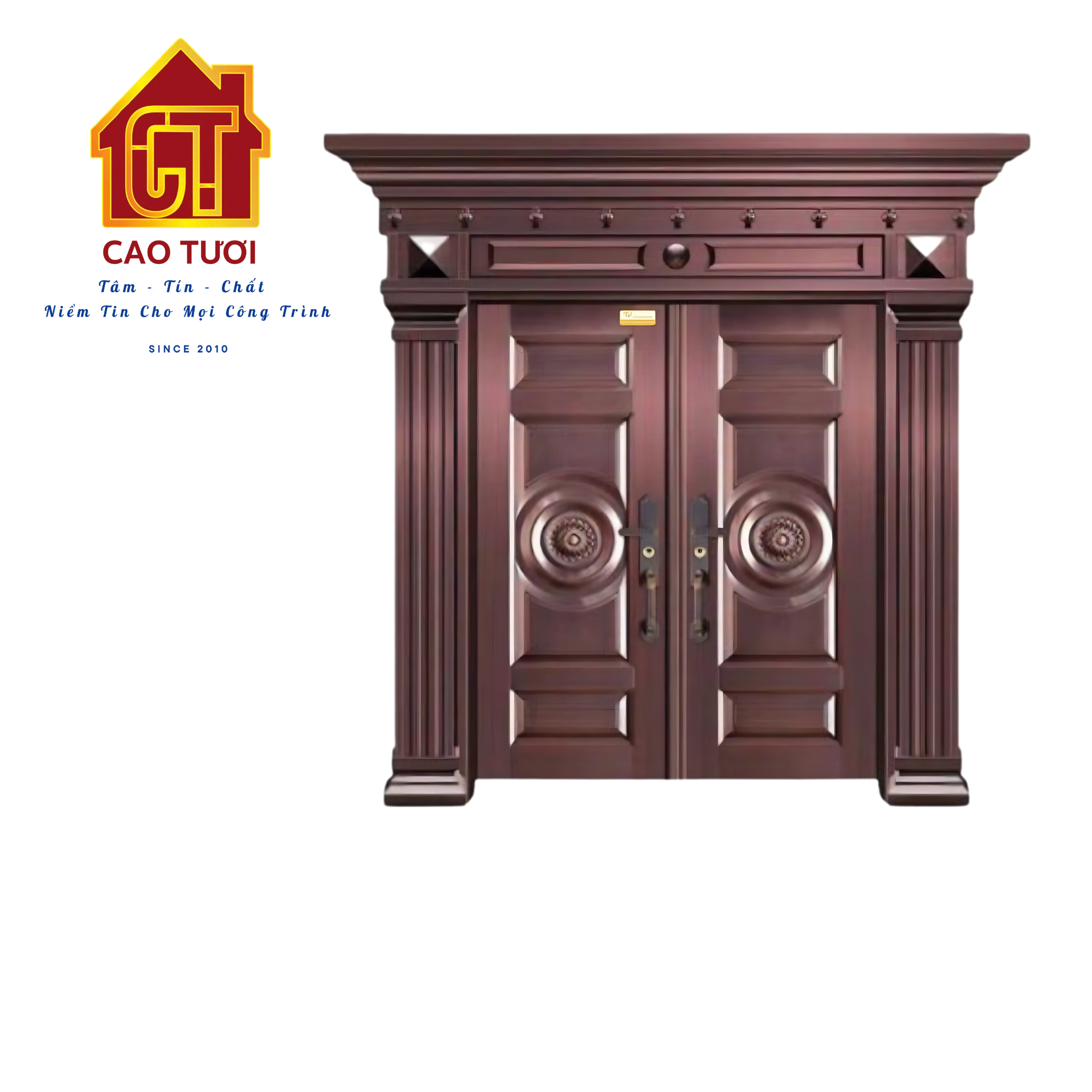  Cửa thép biệt thự TD2- 17 