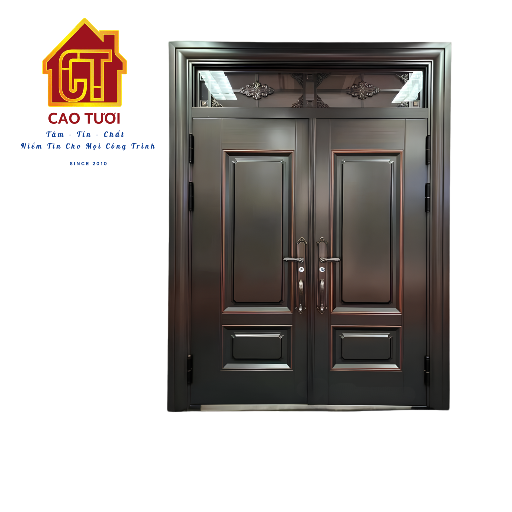  Cửa thép 2 cánh đẹp 25-0051 