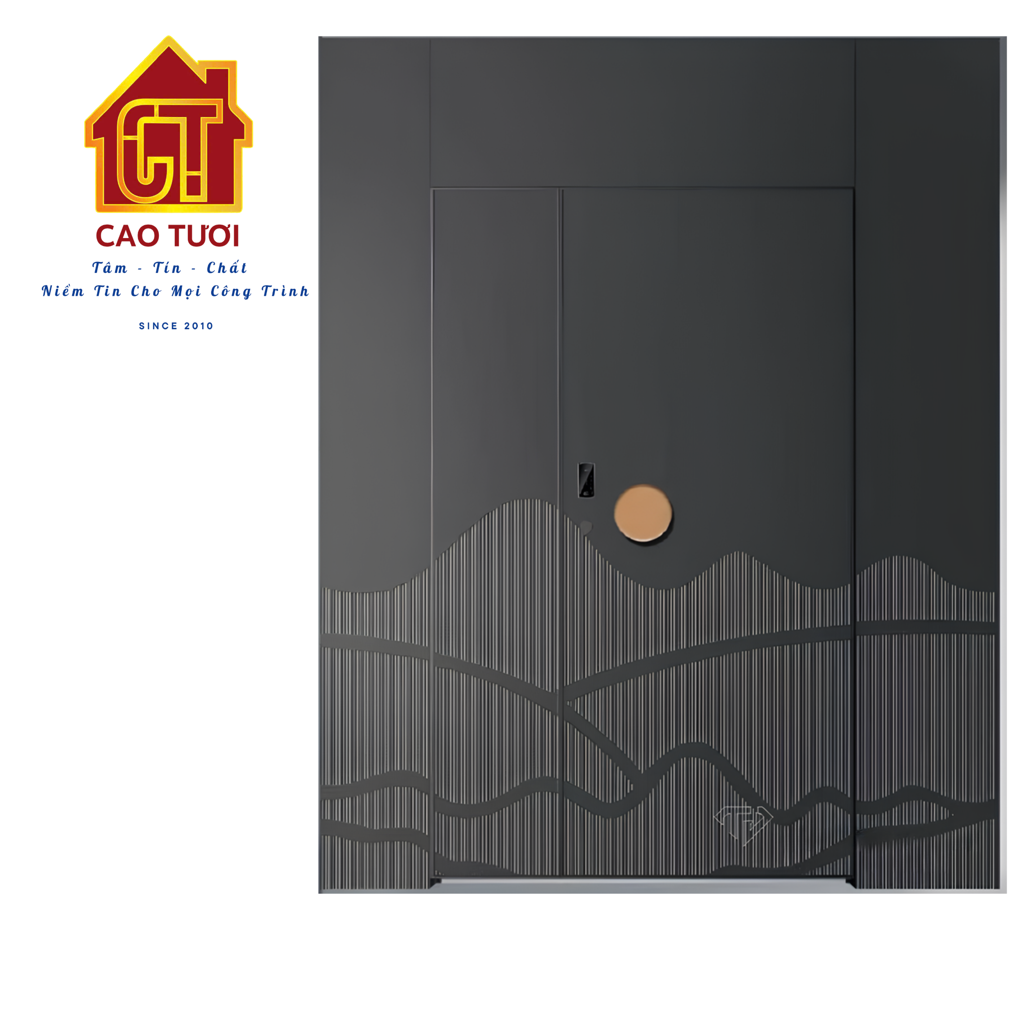  Cửa Nhôm Điêu Khắc CNC 25-2001 