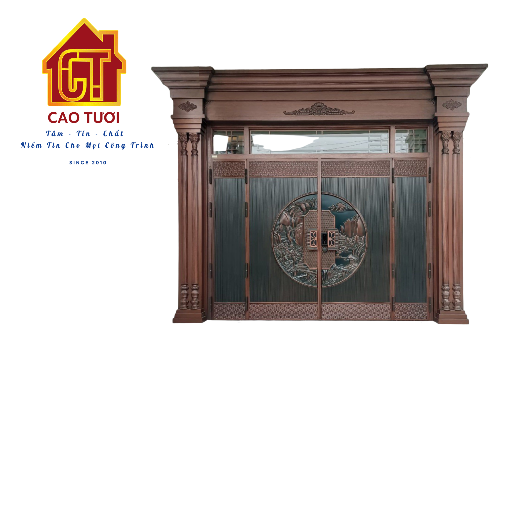  Cửa Biệt Thự Nhập Khẩu Cao Cấp : VẠN CẢNH THIÊN MÔN 