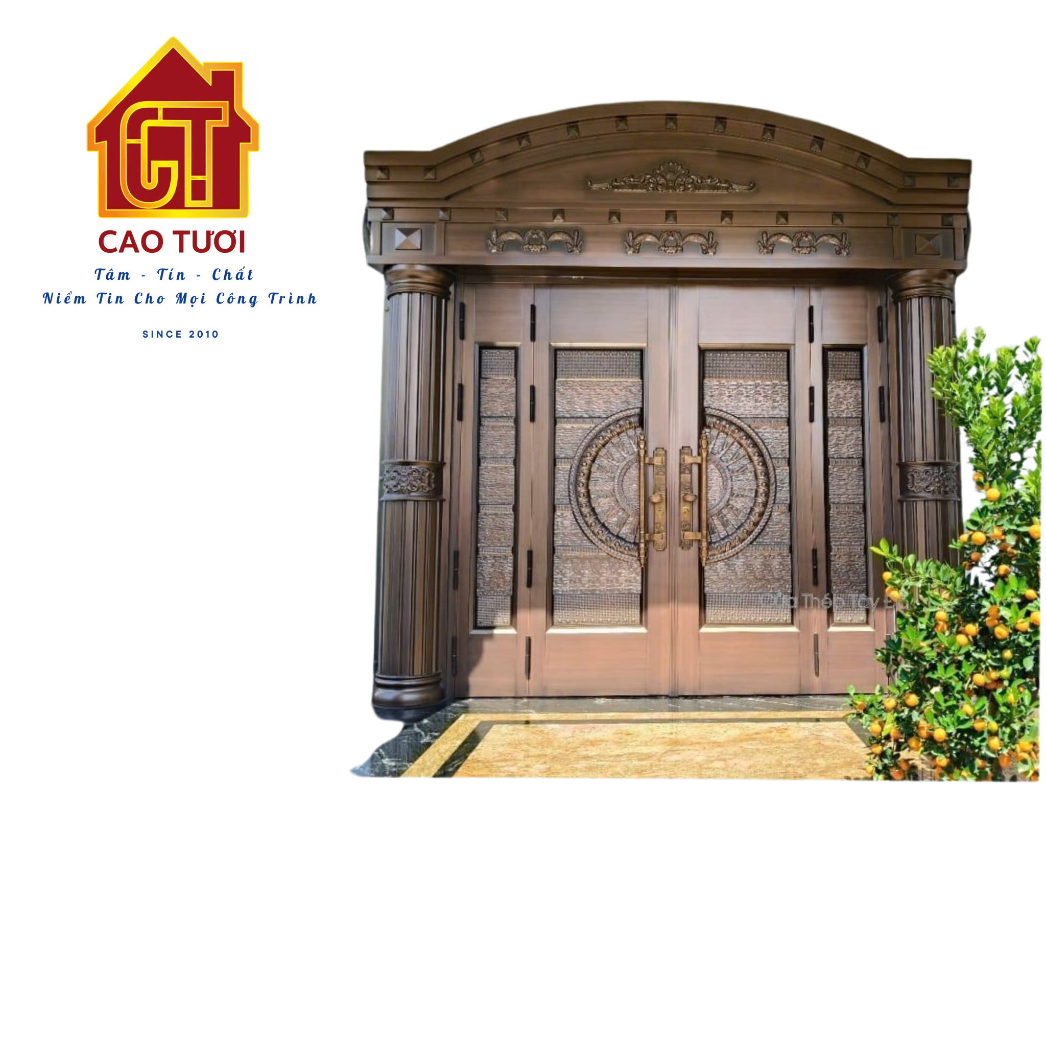  Cửa Biệt Thự Nhập Khẩu Cao Cấp : CỬU CẢNH THIÊN MÔN 