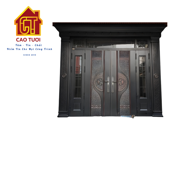  Cửa 4 Cánh Biệt Thự Nhập Khẩu Cao Cấp : KIM NGUYỆT MÔN 
