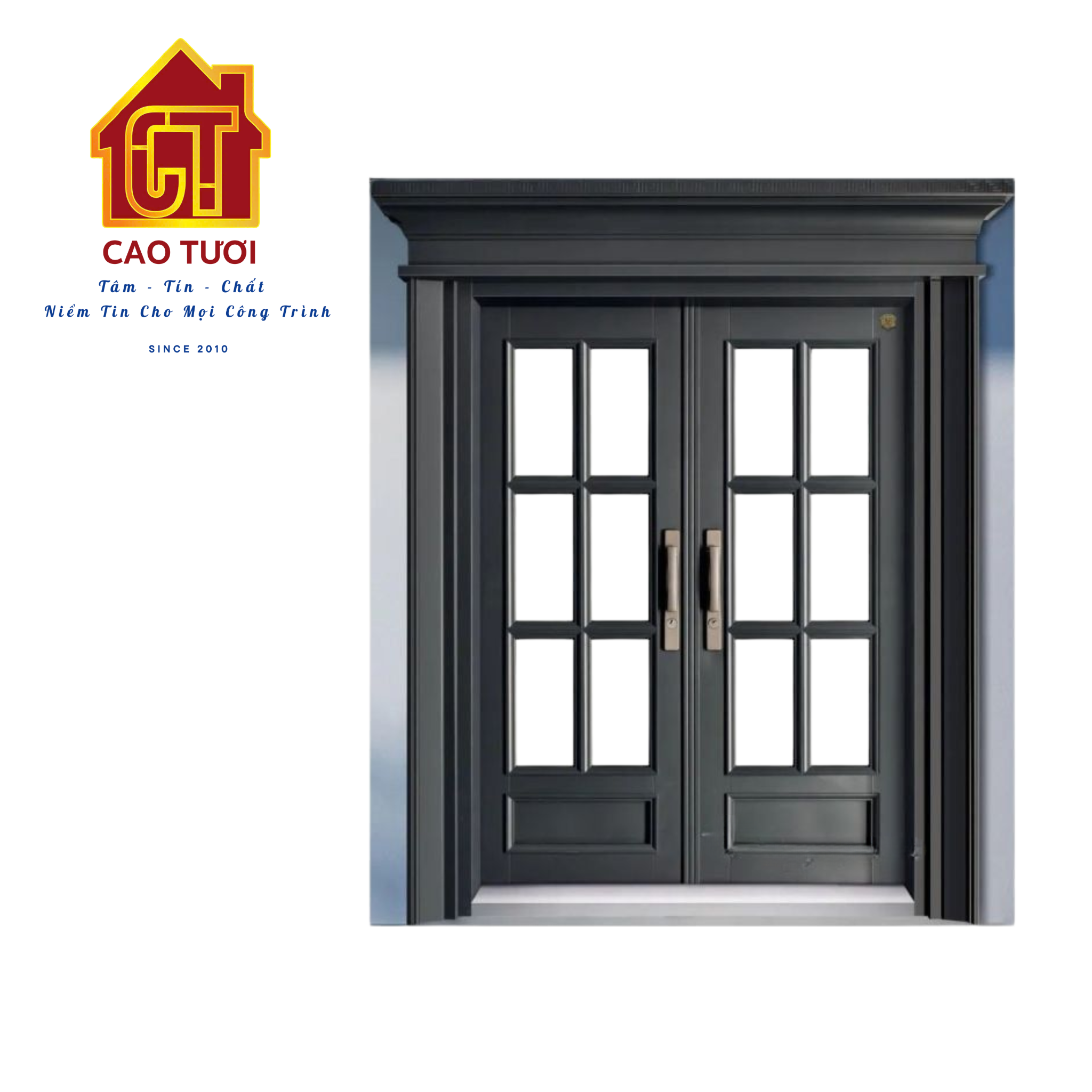  Mẫu Cửa Cánh Kính Cao Cấp : LƯU VÂN HOA MÔN 