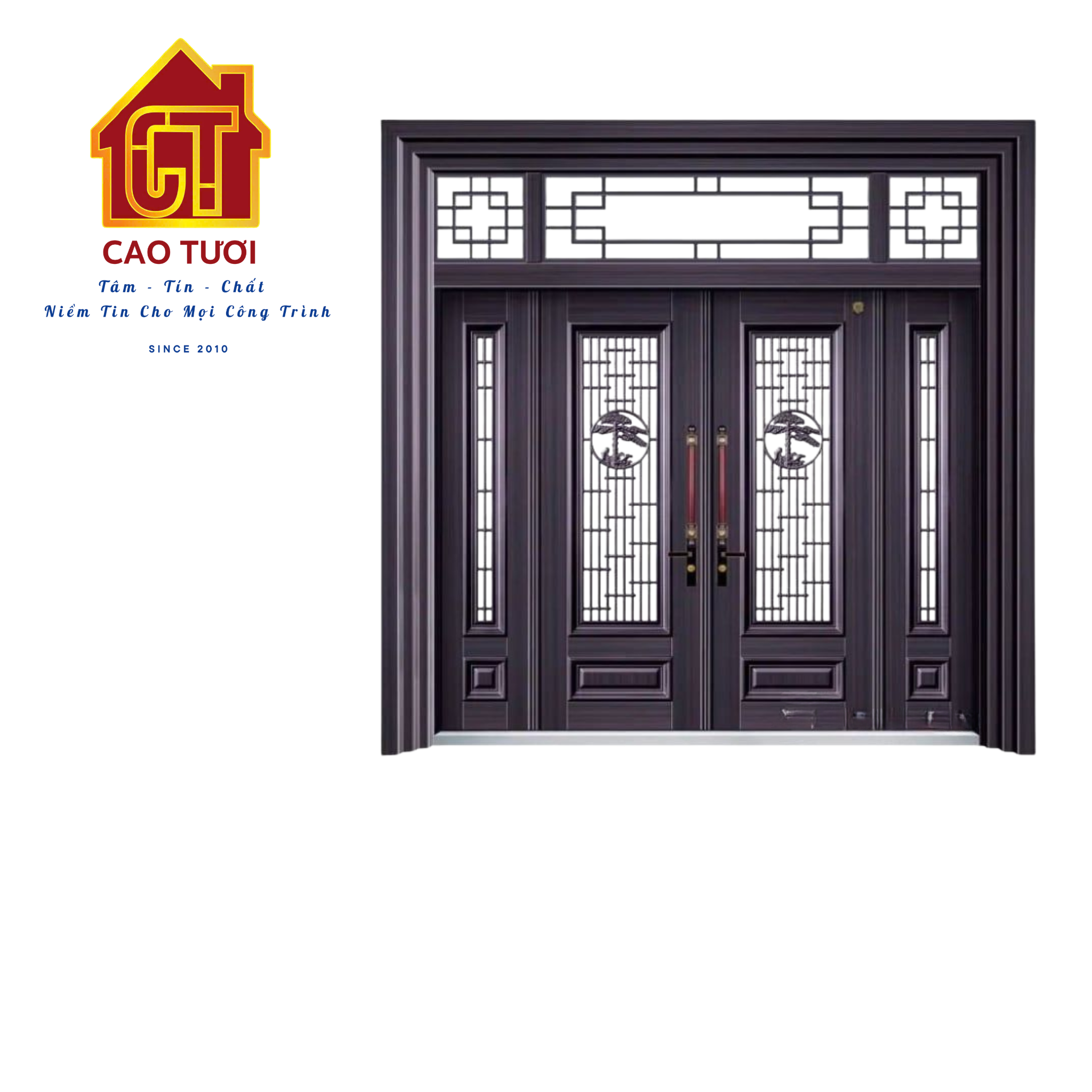  Cửa thép cánh kính “TÙNG LA HÁN” 