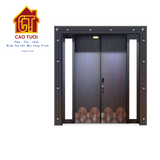  Cửa thép biệt thự cánh kính TD4-05 