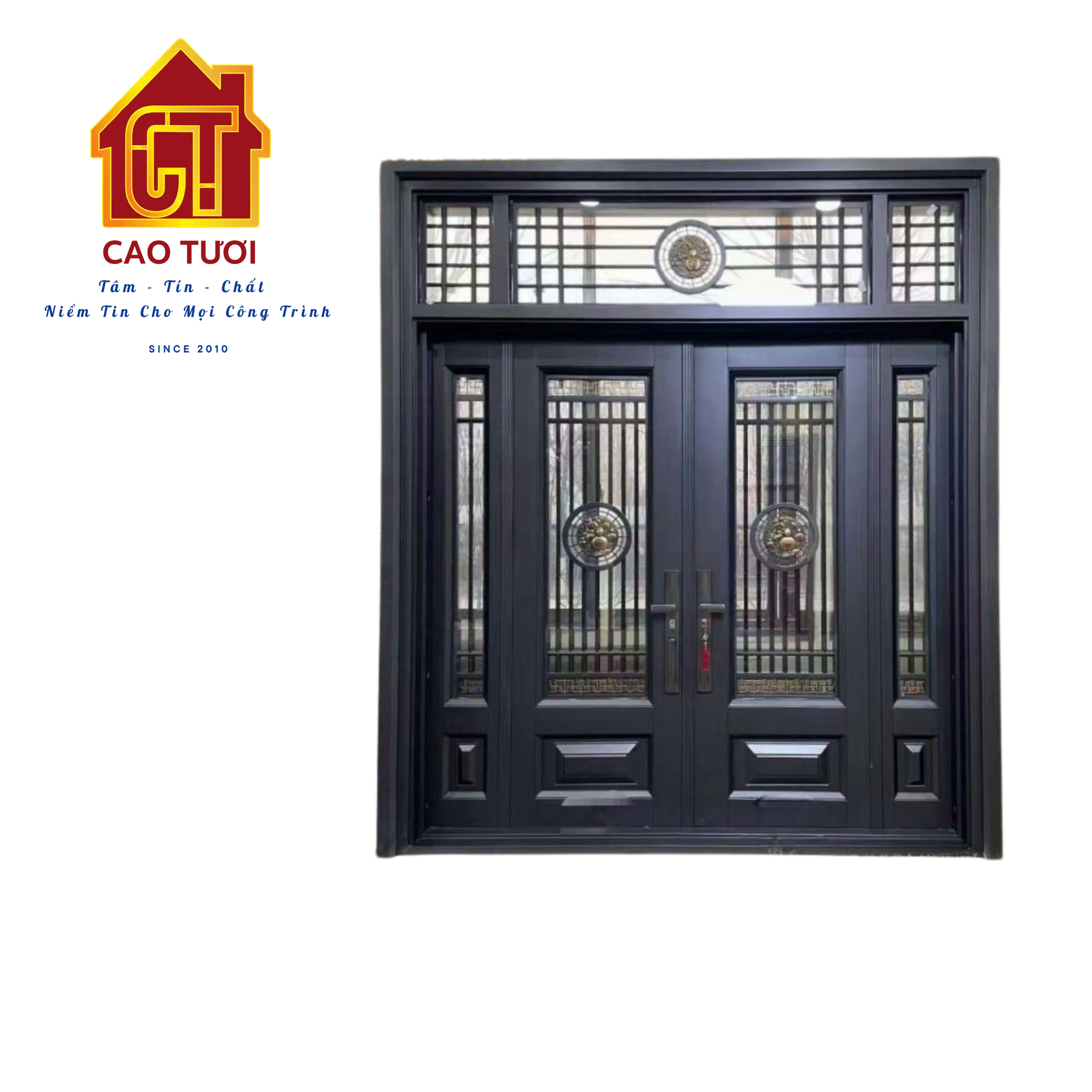  Cửa 4 cánh kính 25- 
