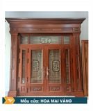  Cửa 4 cánh kính “HOA MAI VÀNG” 