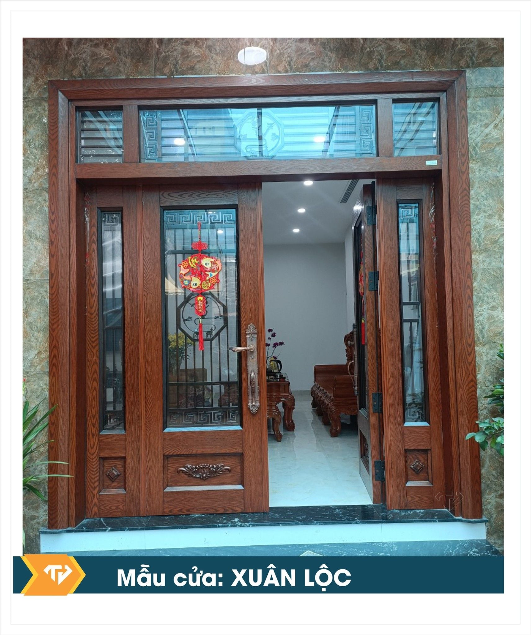  Cửa 4 cánh kính “XUÂN LỘC” 