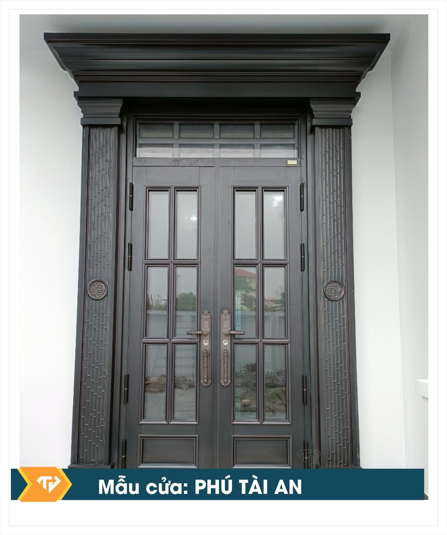  Cửa 2 cánh kính “PHÚ TÀI AN” 