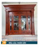  Mẫu cửa 4 cánh kính “Xuân Lộc” 