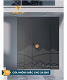  Cửa Nhôm Điêu Khắc CNC 25-2001 