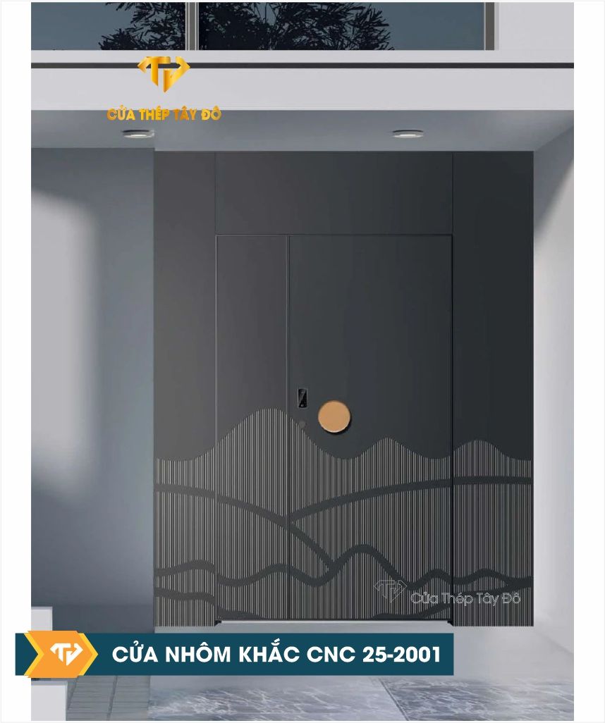  Cửa Nhôm Điêu Khắc CNC 25-2001 