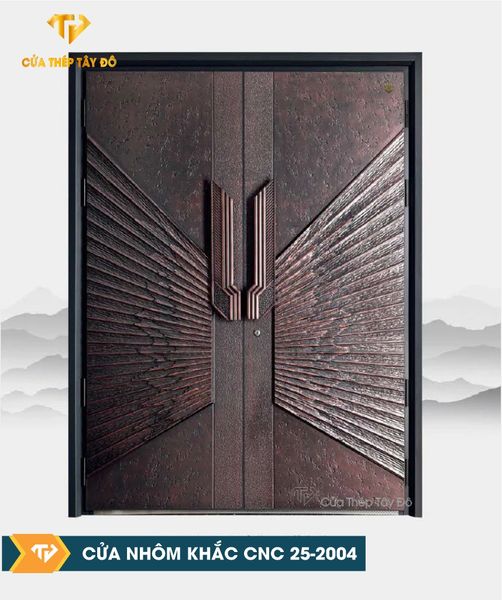  Cửa Nhôm Điêu Khắc CNC 25-2004 