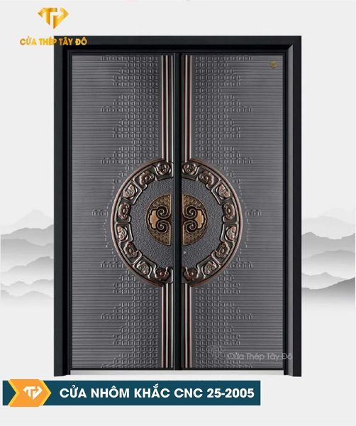  Cửa Nhôm Điêu Khắc CNC 25-2005 