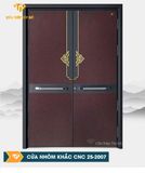  Cửa Nhôm Điêu Khắc CNC 25-2007 