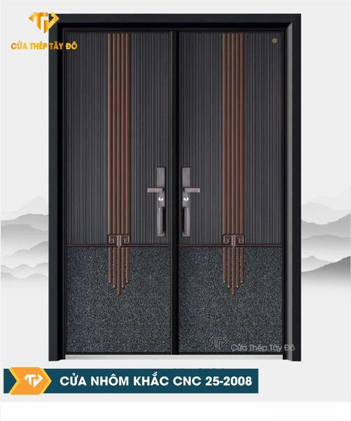  Cửa Nhôm Điêu Khắc CNC 25-2008 