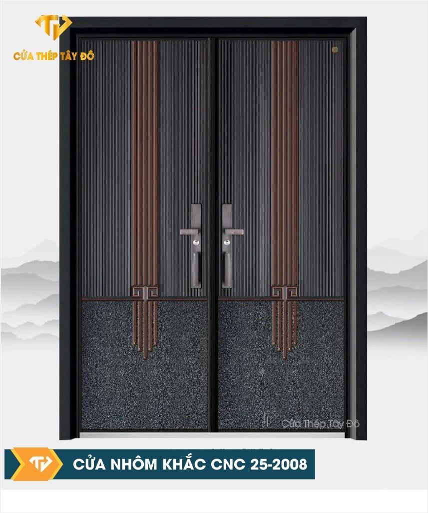  Cửa Nhôm Điêu Khắc CNC 25-2008 