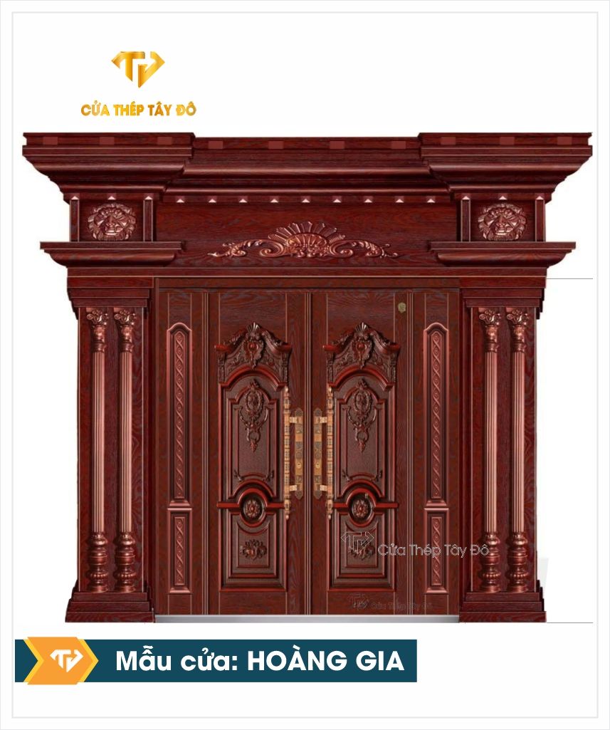 Mẫu cửa 4 cánh “HOÀNG GIA” 