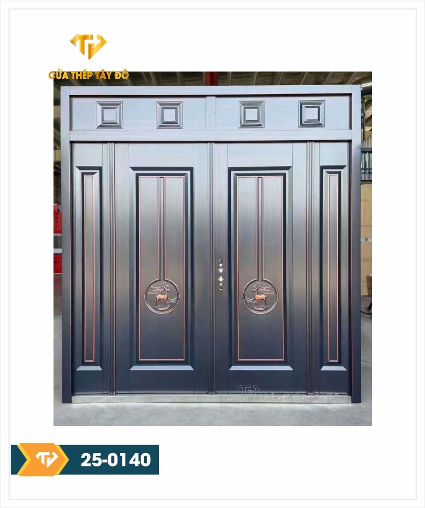  Mẫu cửa thép đẹp 25-0140 