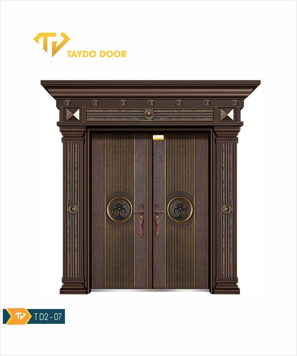  Cửa thép biệt thự TD2-07 