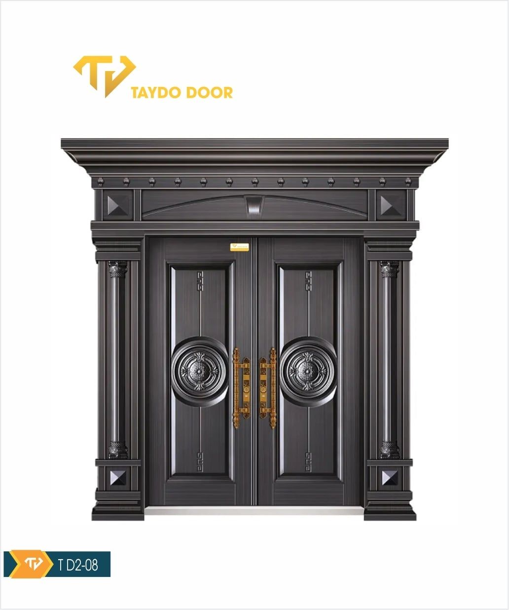  Cửa thép biệt thự TD2-08 