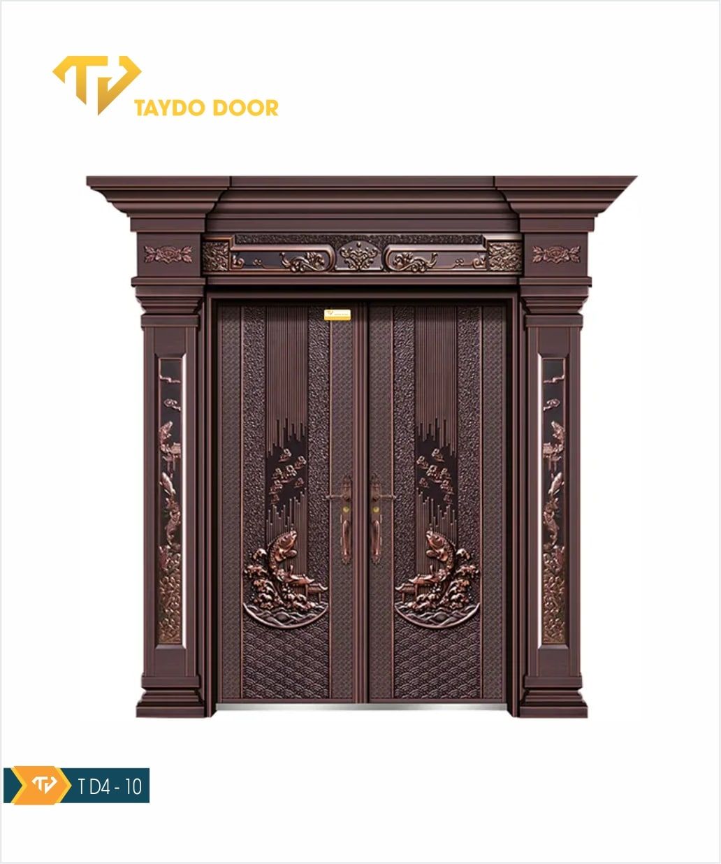  Cửa thép biệt thự TD2-10 