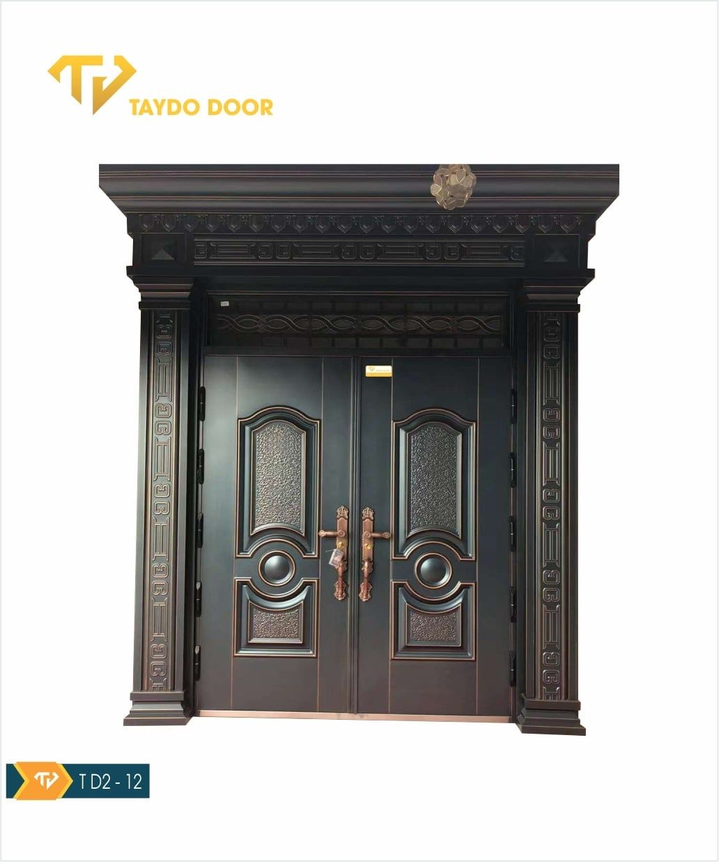  Cửa thép biệt thự TD2-12 