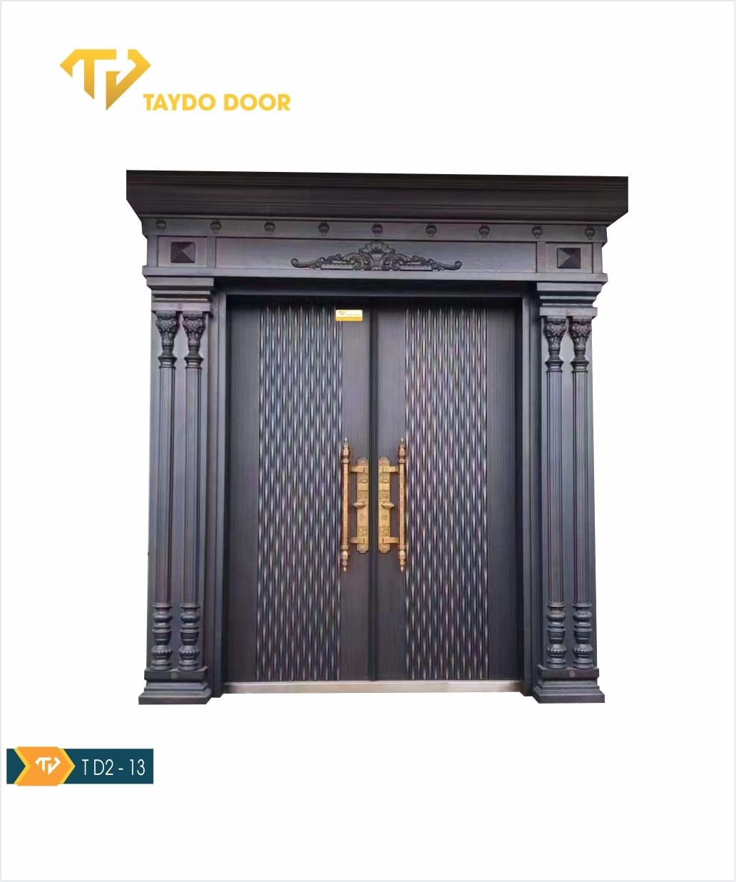  Cửa thép biệt thự TD2-13 