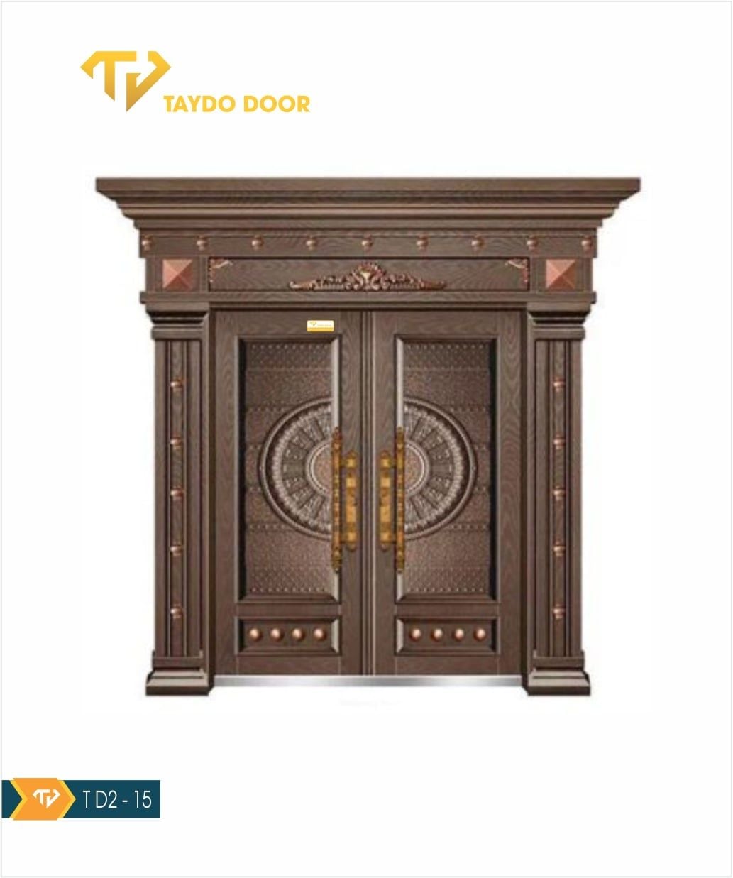  Cửa thép biệt thự TD2-15 