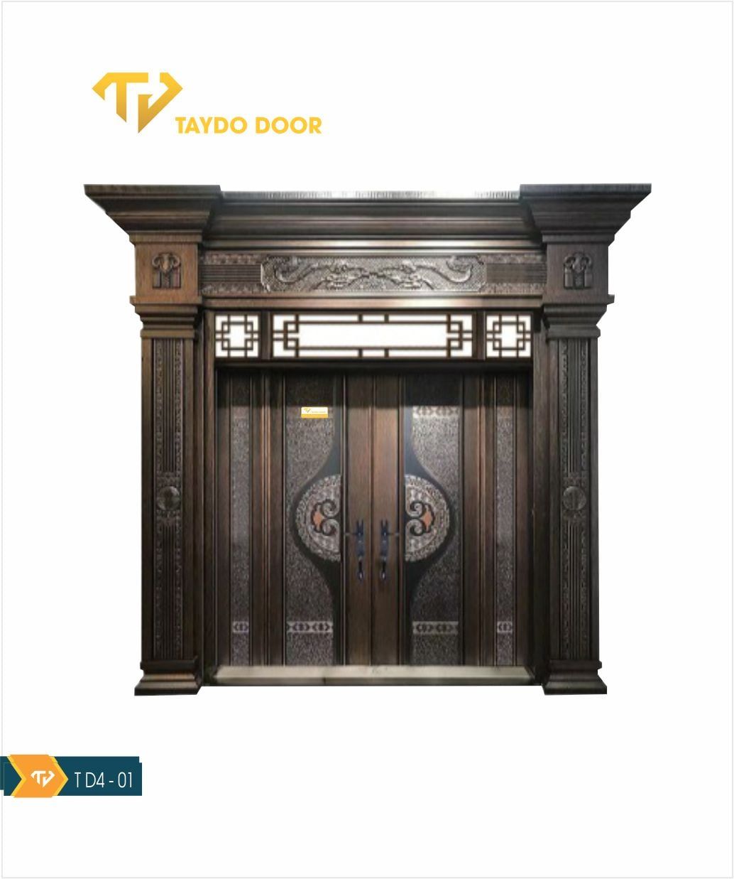  Cửa thép biệt thự TD4-01 