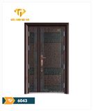  Mẫu cửa 2 cánh lệch 6043 