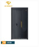  Mẫu cửa 2 cánh lệch 6122 