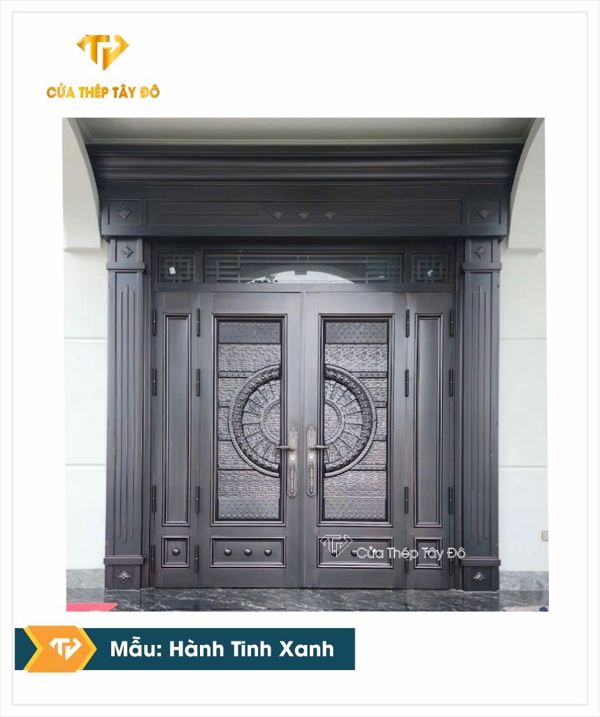  Cửa thép “HÀNH TINH XANH” 