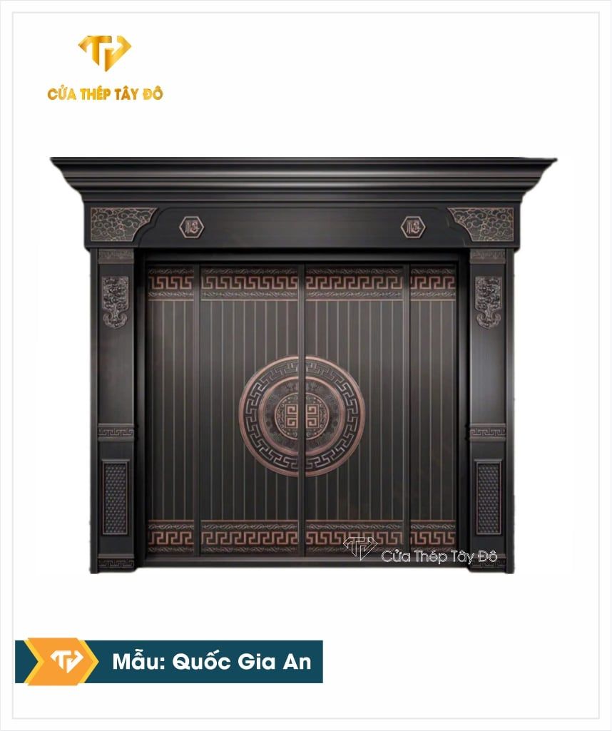 Cửa biệt thự “QUỐC GIA AN” 
