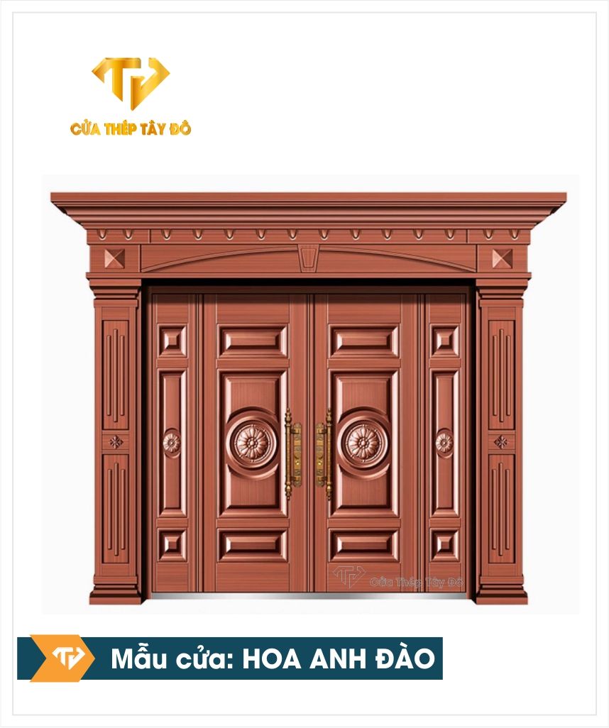  Cửa biệt thự “HOA ANH ĐÀO” 