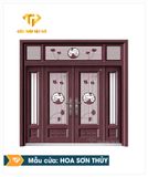  Cửa Thép Cánh Kính “HOA SƠN THỦY” 