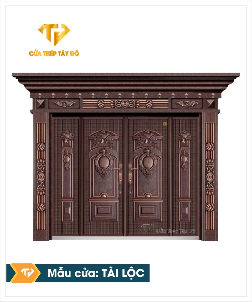  Cửa Thép “Tài Lộc” 